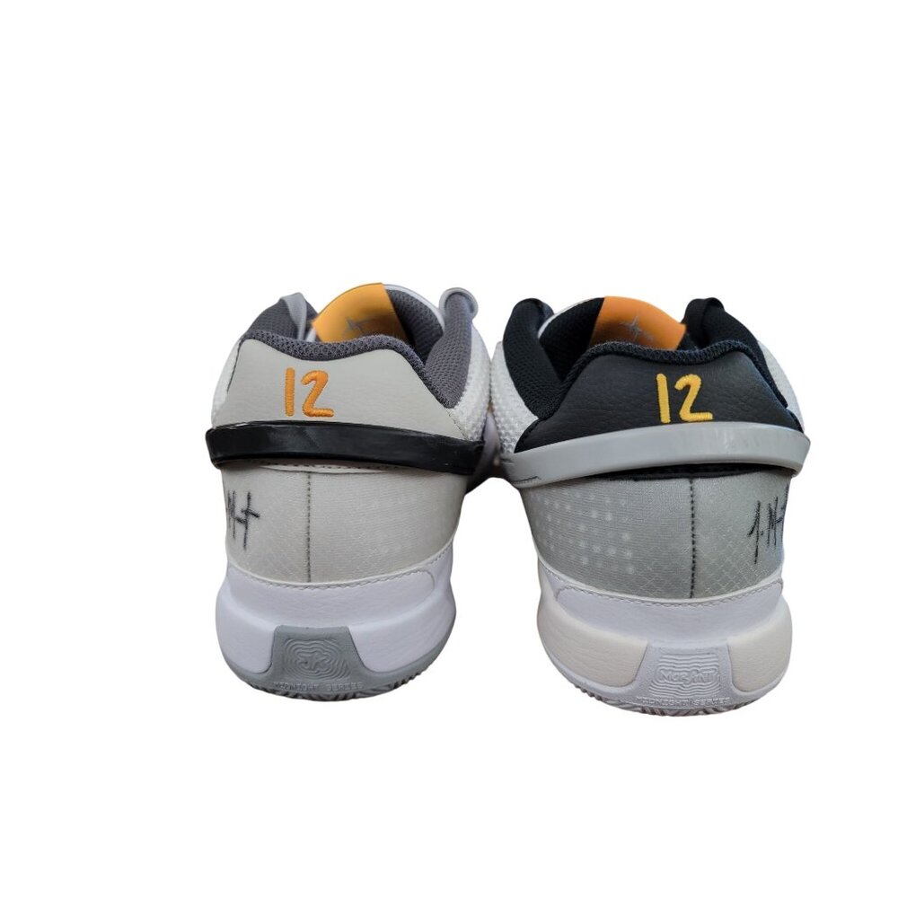 Nike Zoom Freak 4 Basketball Shoes Size 8 White & Gray Mesh Mens - Picture 6 of 9